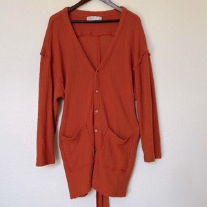 Free People Beach Belted Cardigan Sweater